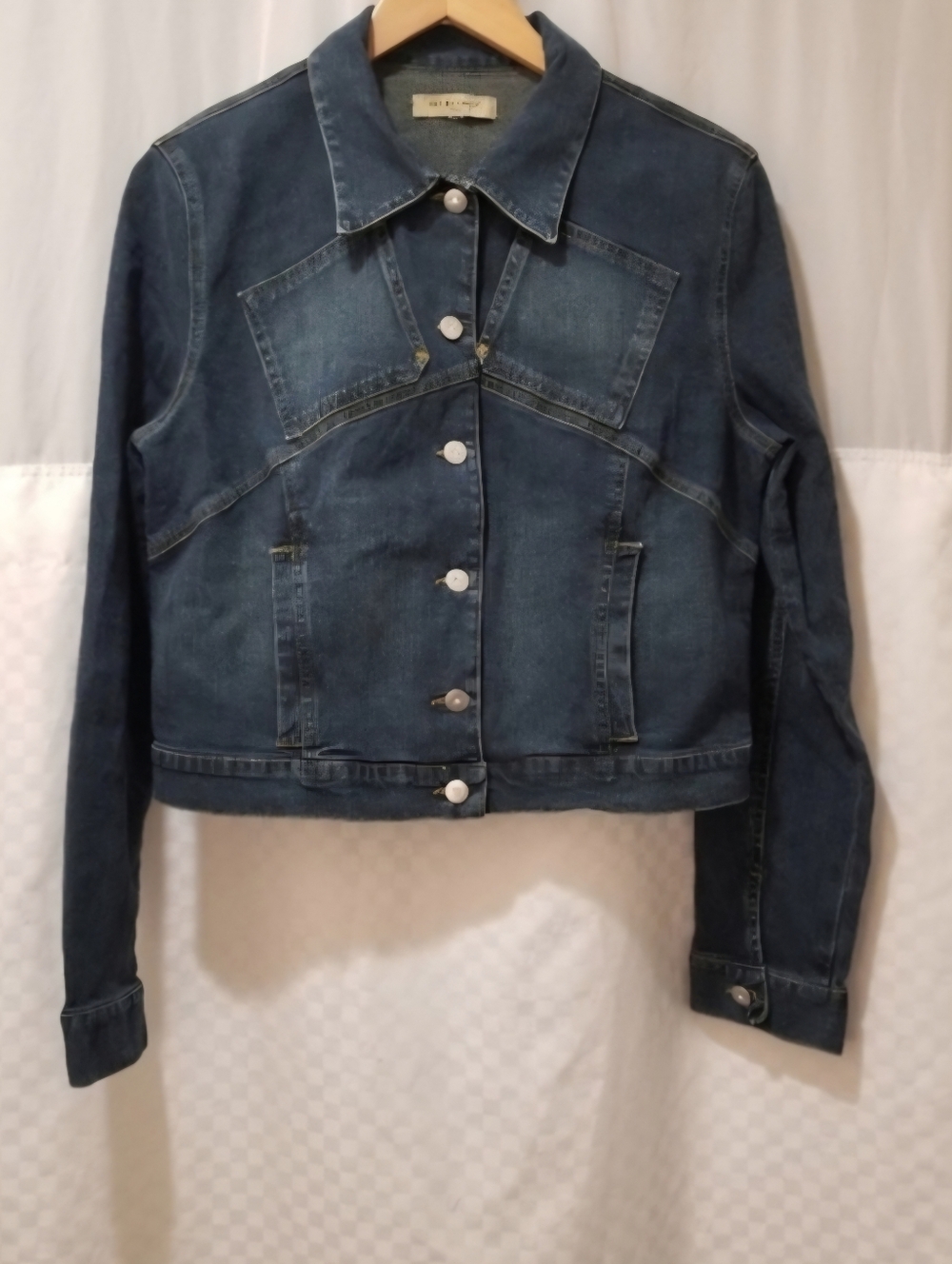 See by Chloé Denim Jacket with Embellished Buttons & Logo Pins, 10-12